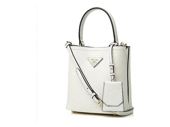 Prada Borsa Pannier Saffiano OOO Multicolore - vista 5