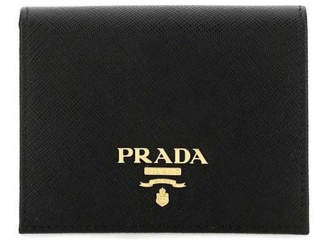 Prada Saffiano Bifold Geldbörse mit Metall-Logo Mehrfarben - Ansicht 4