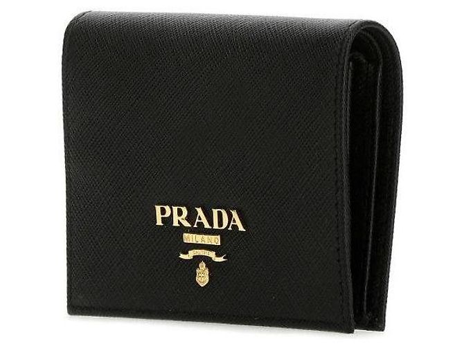 Prada Saffiano Bifold Geldbörse mit Metall-Logo Mehrfarben - Ansicht 5