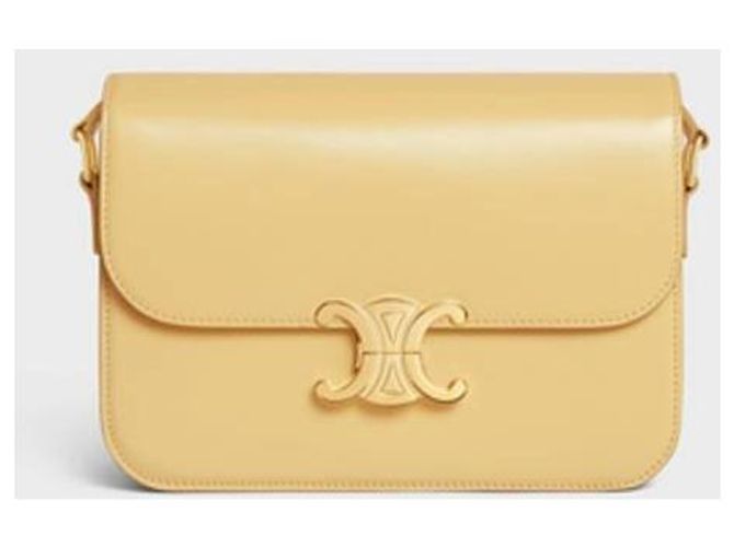Céline Borsa CLASSIQUE TRIOMPHE in vitello lucido Giallo - vista 4