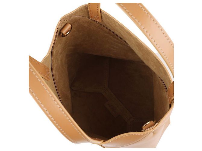 Loewe Mini Borsa Tote Pieghevole Puzzle Marrone - vista 8