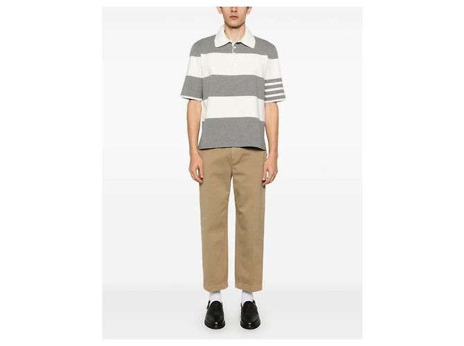Thom Browne Rugby-Polo mit Streifen Mehrfarben - Ansicht 5