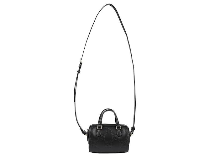 Gucci Borsa Mini Handle GG Nero - vista 5