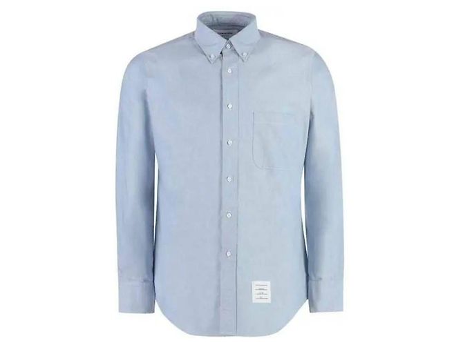 Thom Browne Camicia Oxford Classica con Rifiniture RWB Nascoste - vista 4