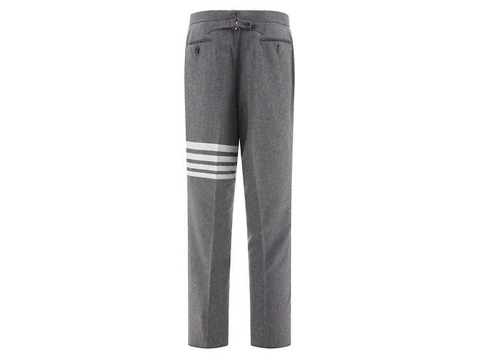 Thom Browne Flannel Low Rise Backstrap Pants - view 5