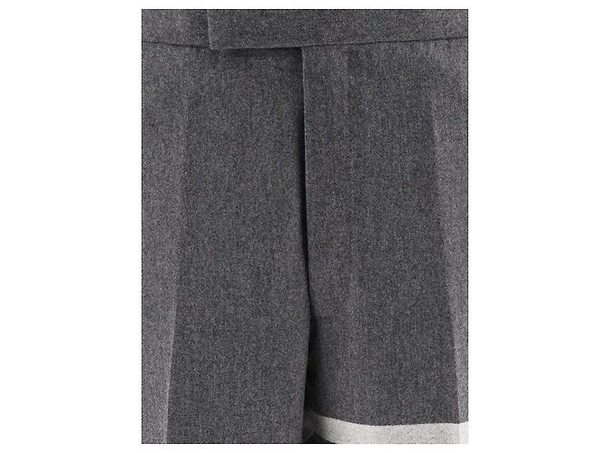 Thom Browne Flannel Low Rise Backstrap Pants - view 6