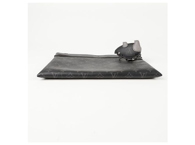 Louis Vuitton Pochette Apollo Clutch Schwarz - Ansicht 8