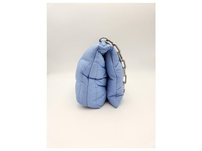 Mulberry Borsa a Spalla Nappa Softy Chain Cielo Blu - vista 3