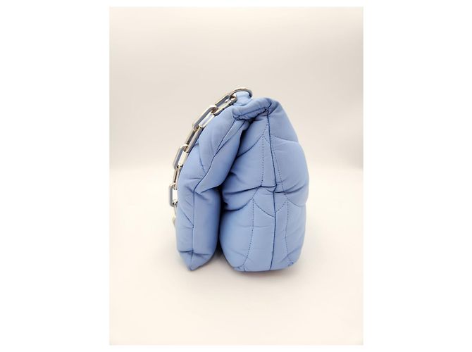 Mulberry Borsa a Spalla Nappa Softy Chain Cielo Blu - vista 9