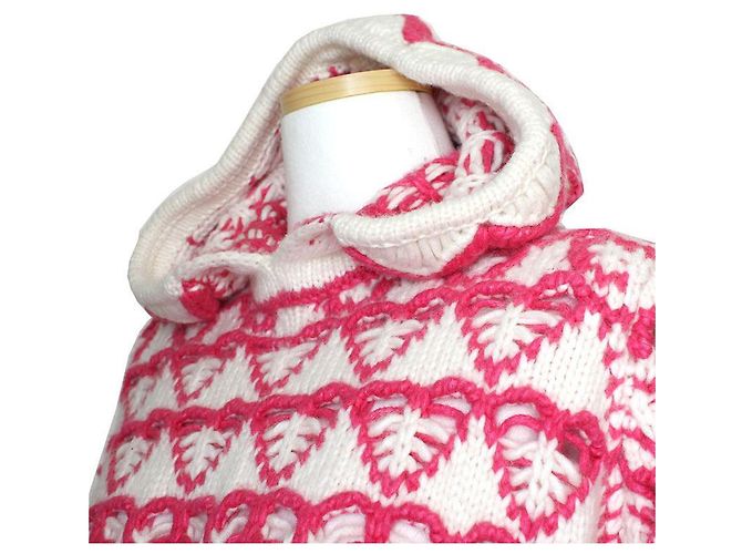 Chanel Hoodie aus Kaschmir-Seide Pink - Ansicht 5