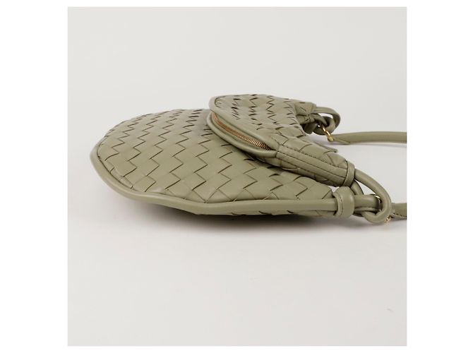 Bottega Veneta Borsa a Spalla Gemelli Media Marrone - vista 5