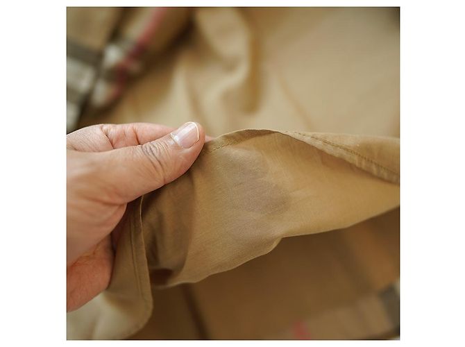Burberry Vestido sin mangas a cuadros Delilah de gasa marrón Castaño - vista 10