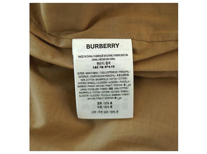 Burberry Vestido sin mangas a cuadros Delilah de gasa marrón Castaño - vista 13