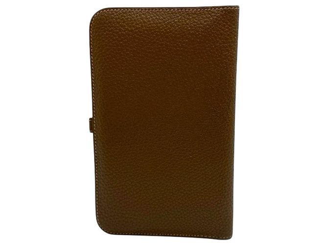 Hermès Cartera larga para mujer Dogon Etrusca Castaño - vista 3