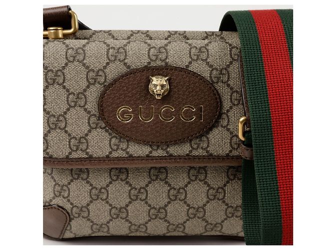 Gucci Borsa a tracolla piccola Neo Marrone - vista 2