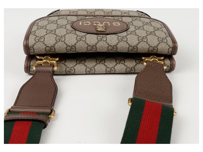 Gucci Borsa a tracolla piccola Neo Marrone - vista 4