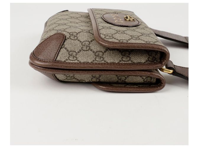 Gucci Borsa a tracolla piccola Neo Marrone - vista 5