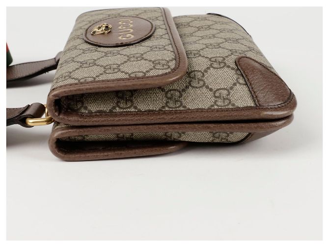 Gucci Borsa a tracolla piccola Neo Marrone - vista 7