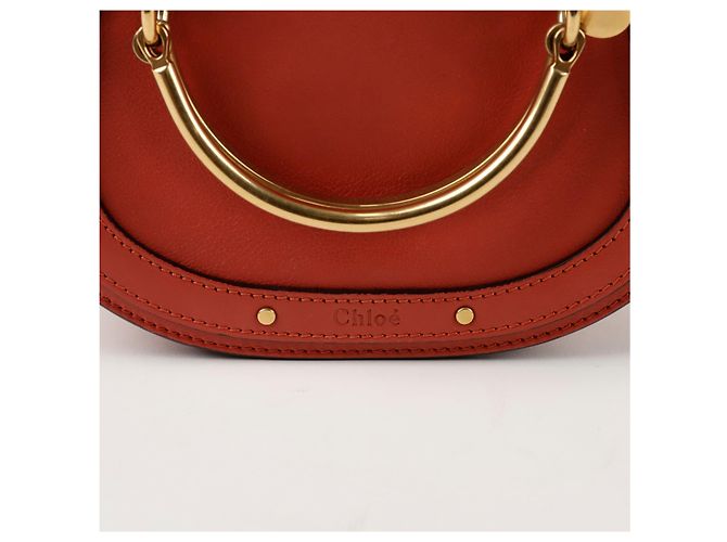 Chloé Borsa a Spalla Tote Piccola Nile Arancione - vista 2