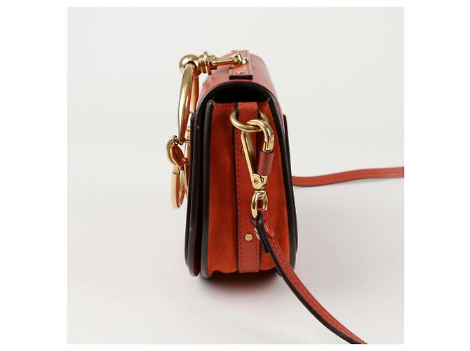 Chloé Borsa a Spalla Tote Piccola Nile Arancione - vista 3