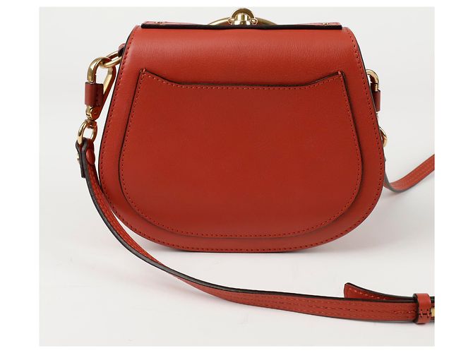 Chloé Borsa a Spalla Tote Piccola Nile Arancione - vista 4