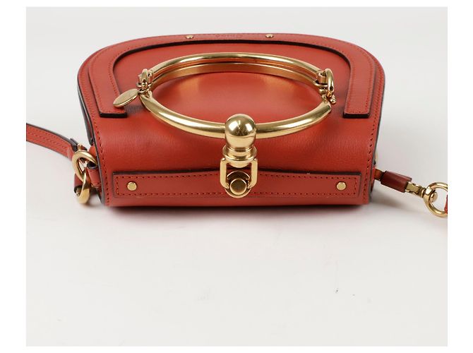 Chloé Borsa a Spalla Tote Piccola Nile Arancione - vista 6