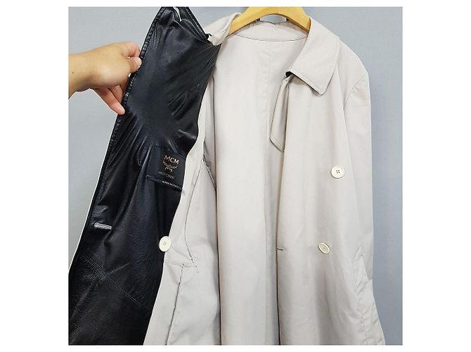 MCM Damen Trenchcoat mit Gürtel Braun - Ansicht 6