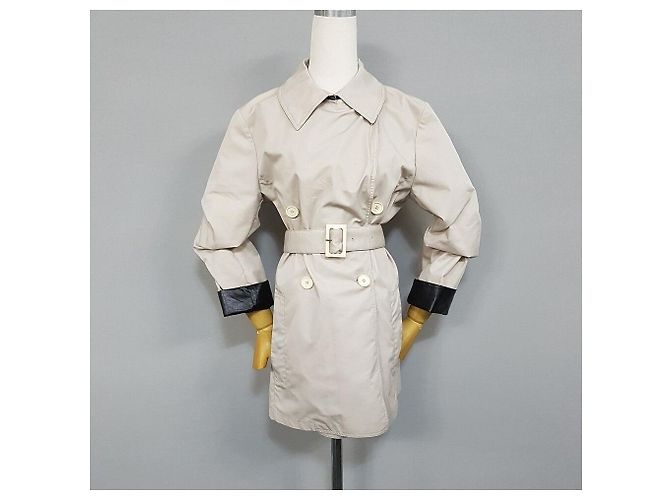 MCM Damen Trenchcoat mit Gürtel Braun - Ansicht 9