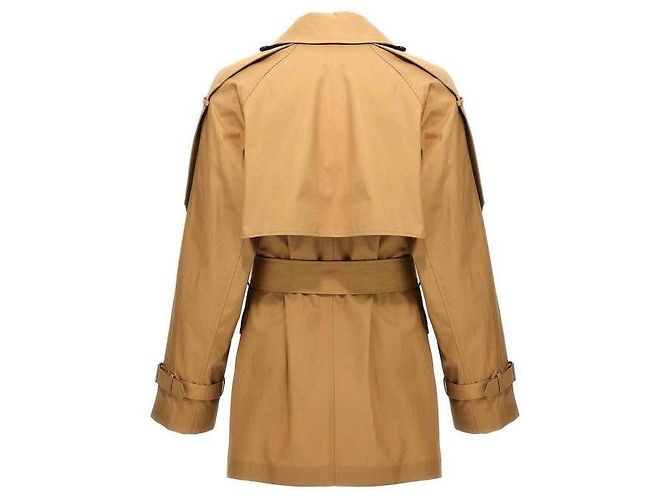 Burberry Giacca Trench in Cotone Multicolore - vista 6