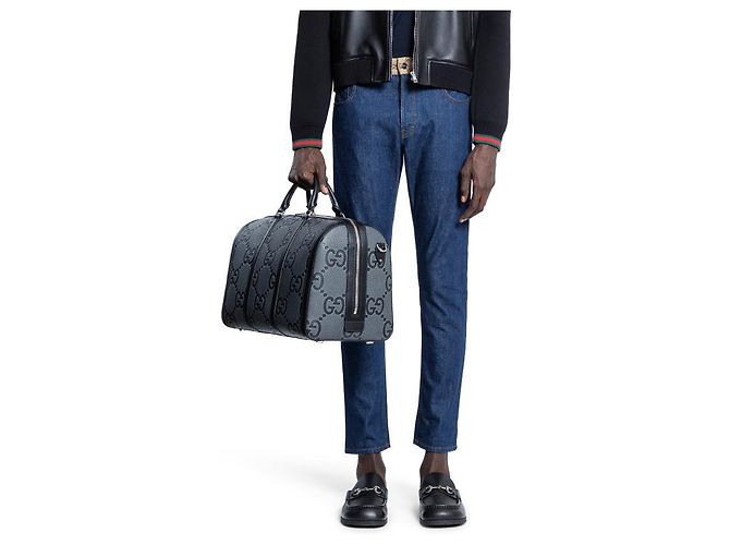 Gucci Pantaloni in denim svasati Multicolore - vista 5