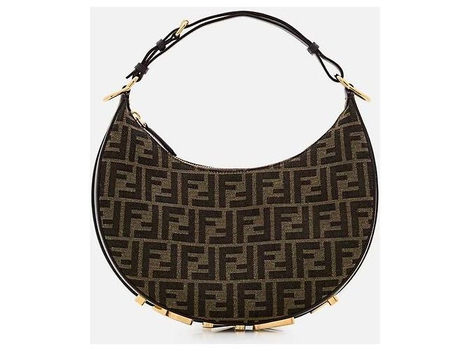 Fendi Piccola borsa hobo in tessuto Multicolore - vista 4