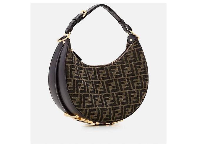 Fendi Piccola borsa hobo in tessuto Multicolore - vista 5