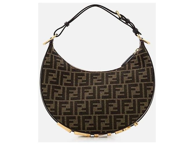 Fendi Piccola borsa hobo in tessuto Multicolore - vista 7