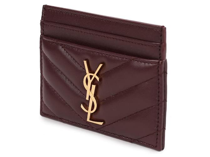 Saint Laurent Kartenhalter Cassandra Rot - Ansicht 4