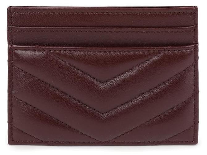 Saint Laurent Kartenhalter Cassandra Rot - Ansicht 5