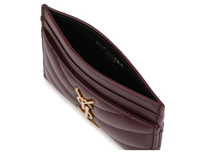 Saint Laurent Kartenhalter Cassandra Rot - Ansicht 8