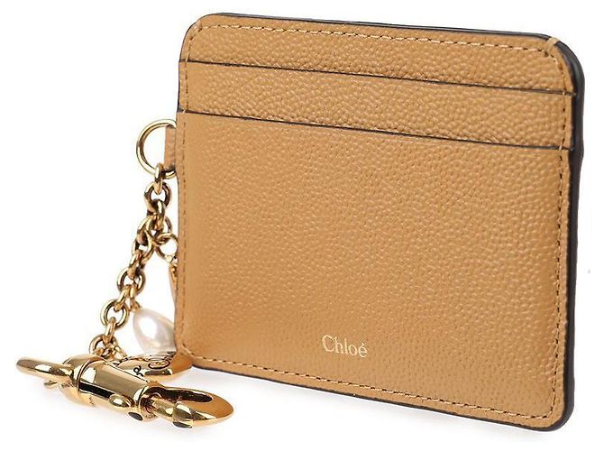 Chloé Kartenhalter aus genarbtem Leder - Ansicht 4