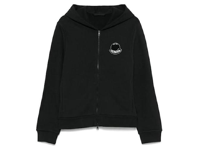 Moncler Felpa con zip e patch logo Multicolore - vista 4