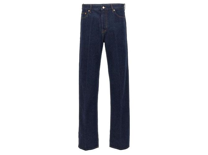 Gucci Pantaloni in denim Logo XDCYY Multicolore - vista 4