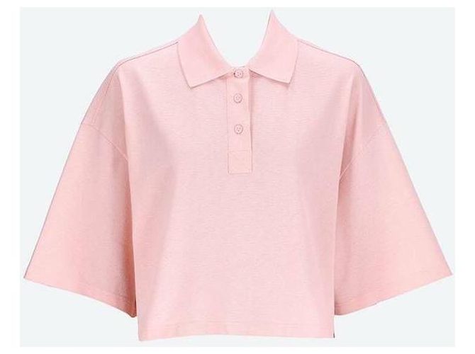 Bottega Veneta Kurzes Baumwoll-Piqué-Poloshirt Mehrfarben - Ansicht 4