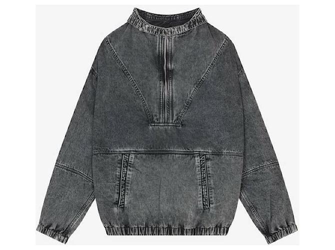 Isabel Marant Denim-Kurzjacke Schwarz - Ansicht 4