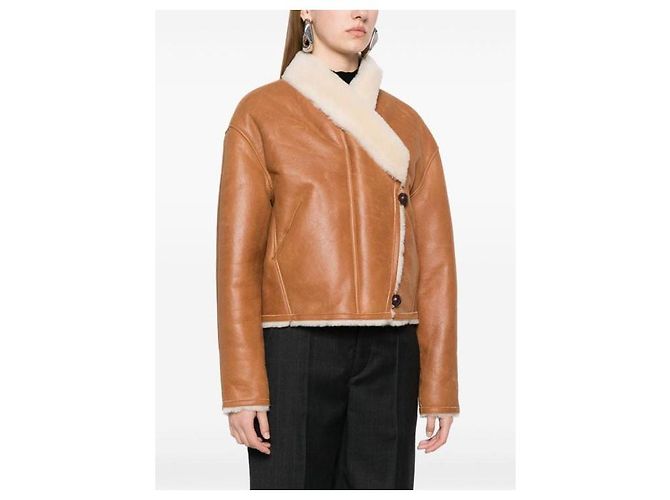 Isabel Marant Abrigo Canela Castaño - vista 6