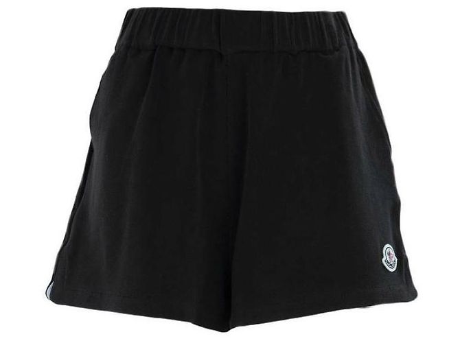 Moncler Terry Baumwoll-Shorts mit Logo-Patch Mehrfarben - Ansicht 4