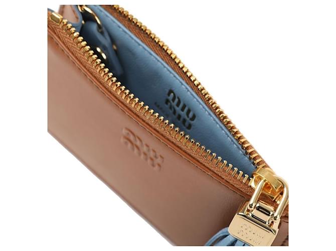 Miu Miu Lederkartenetui Braun - Ansicht 8