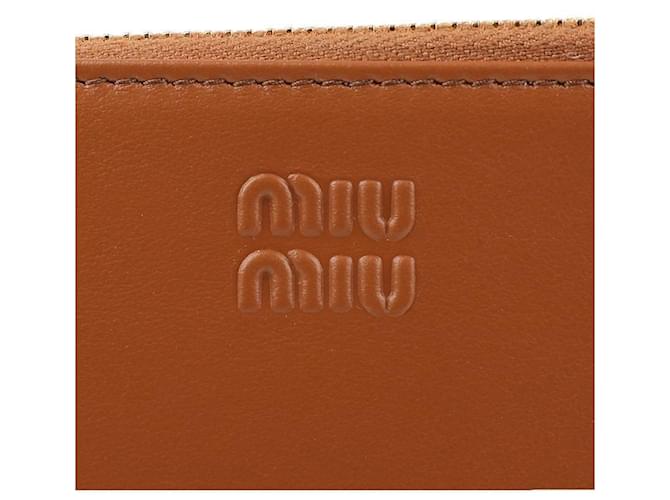 Miu Miu Lederkartenetui Braun - Ansicht 9