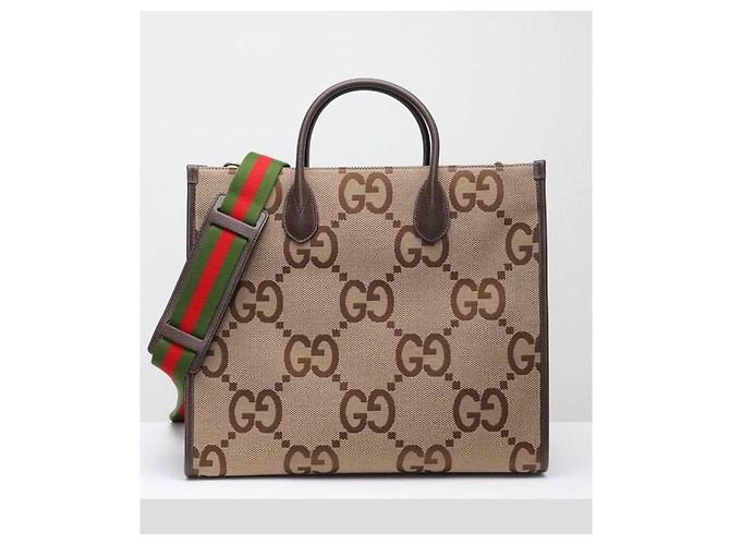 Gucci Borsa Tote Jumbo GG UKMDG - vista 4