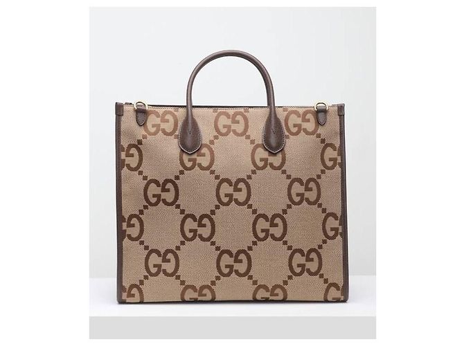Gucci Borsa Tote Jumbo GG UKMDG - vista 5