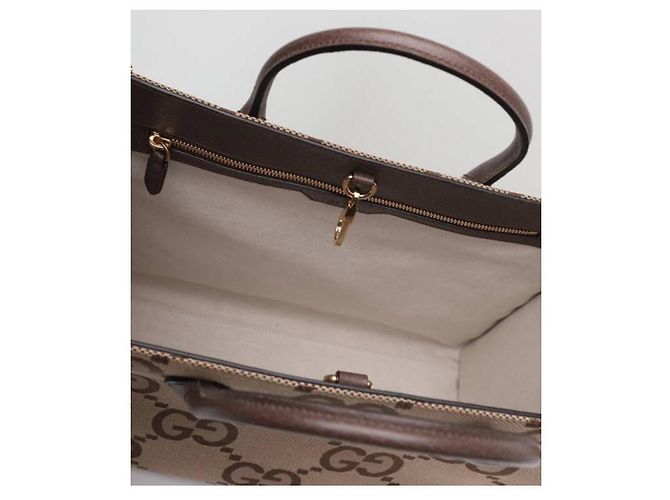 Gucci Borsa Tote Jumbo GG UKMDG - vista 9