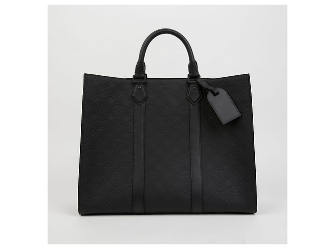 Louis Vuitton Borsa Tote a Spalla Sac Plat Nero - vista 2