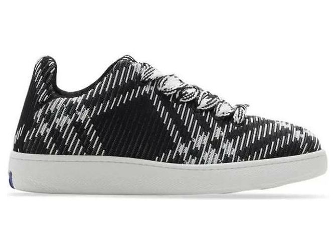 Burberry Karierte Strick-Sneaker - Ansicht 4